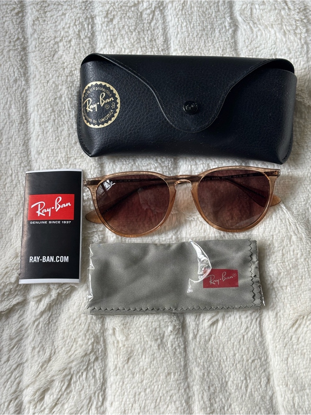 Ray-Ban Women's Erika Classic Brown Frame Sunglasses NWOT